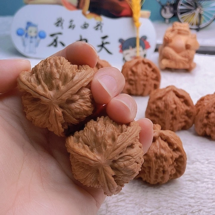 把件文玩核桃9****3三棱