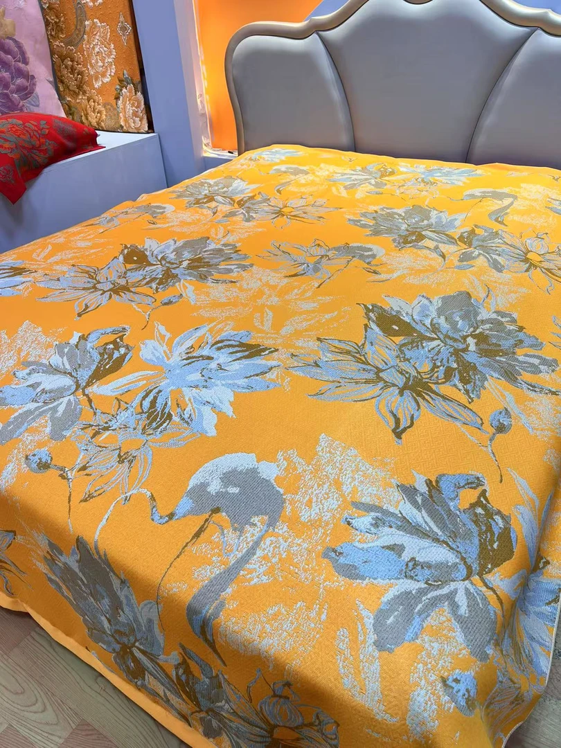 橙花语  2.3*2.5米床盖四季通用多功能毯 加厚 高端恒温毯