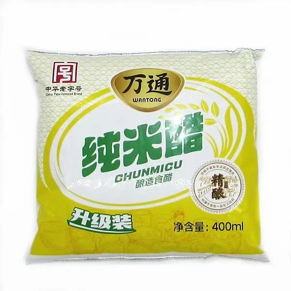 徐州特产万通米醋中华老字号袋装恒顺万通饭店专用400ml/袋
