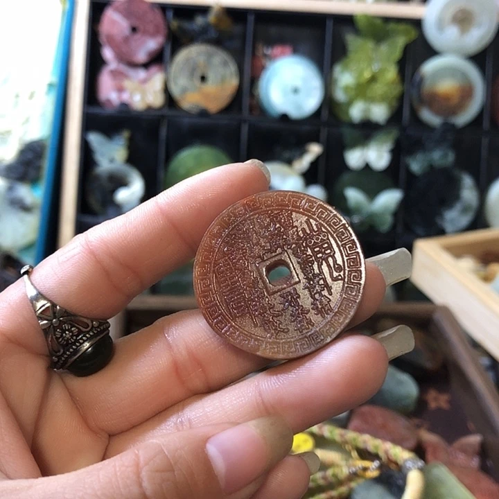 岫玉未镶嵌岫玉挂件