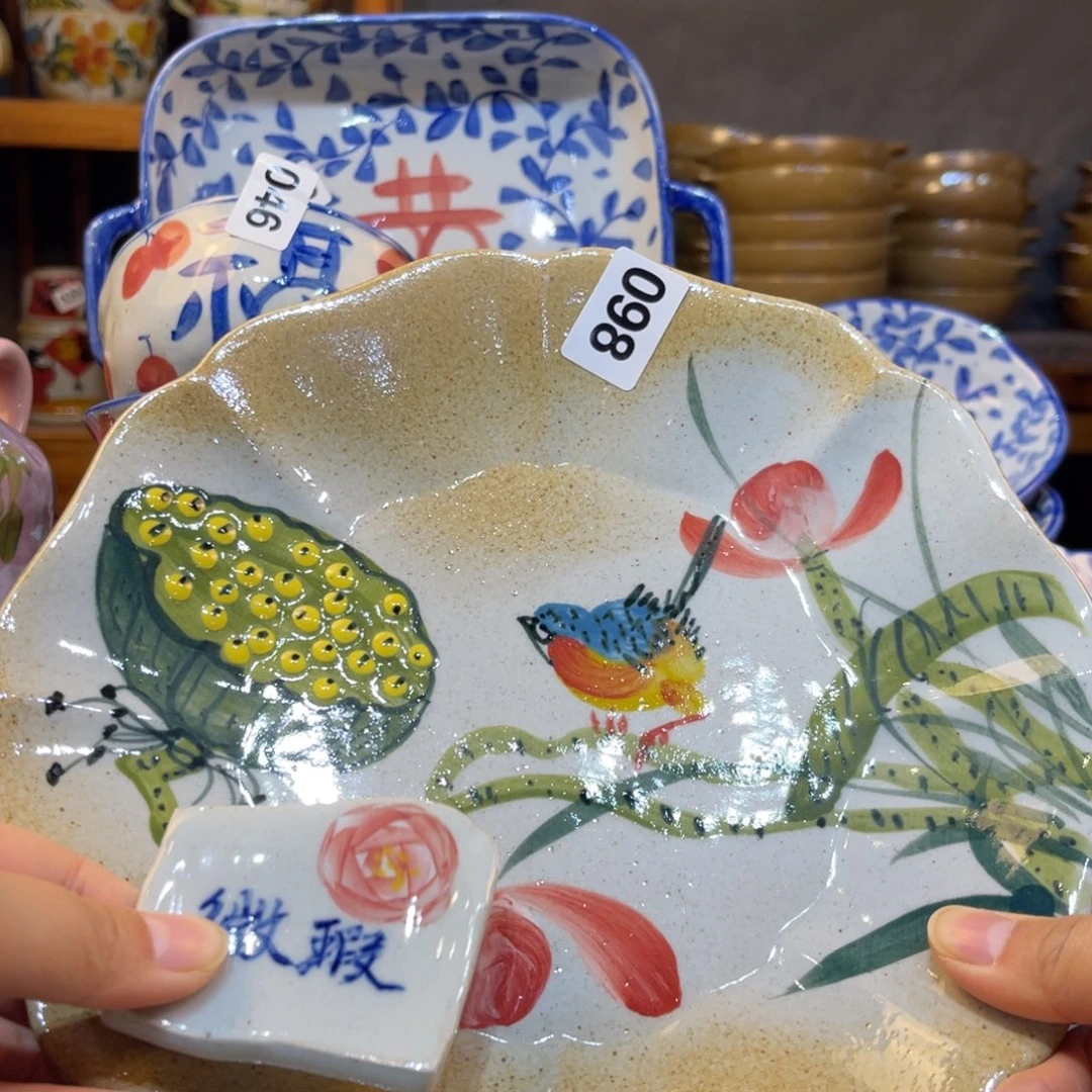 瓷片景德镇手工制作