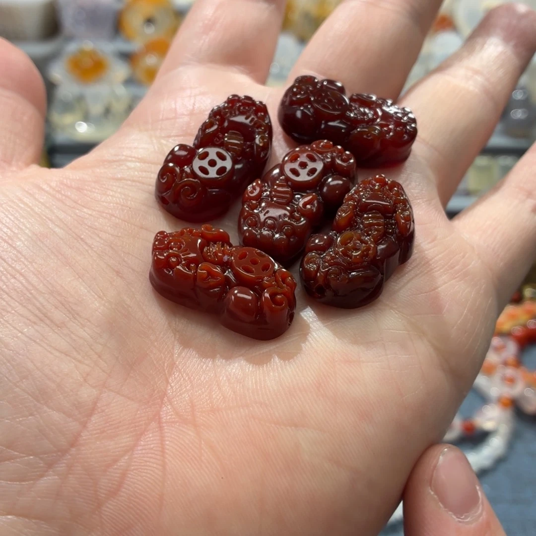 玛瑙/玉髓未镶嵌吊坠(不含链)