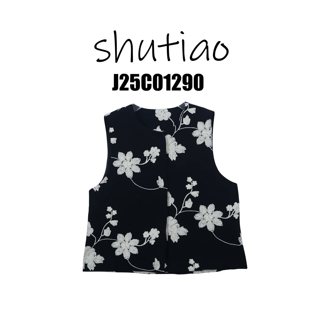 【SHUTIAO】2025夏季：新款小众设计款马甲J25C01290