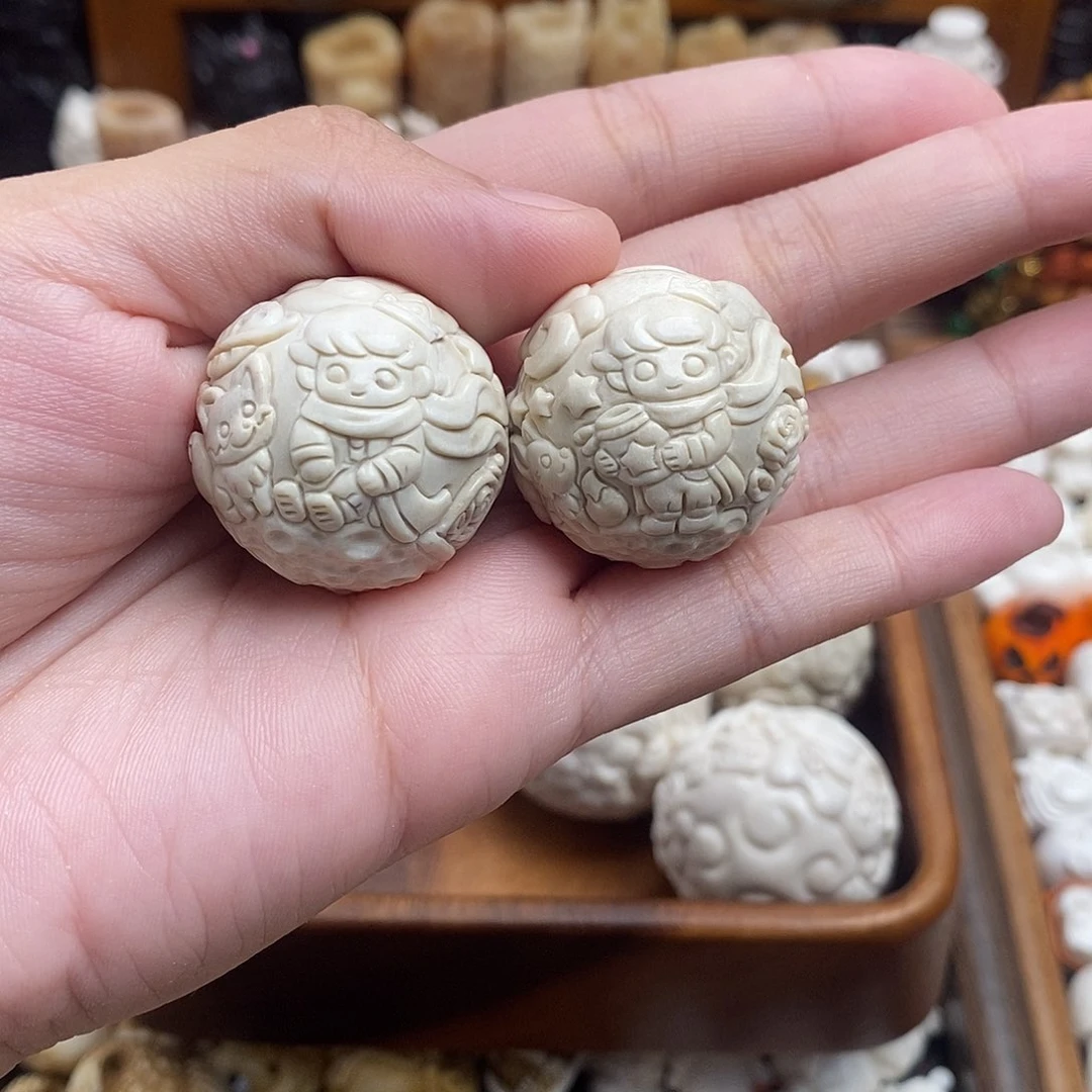 鹿骨把件c4小王子手球28尺寸