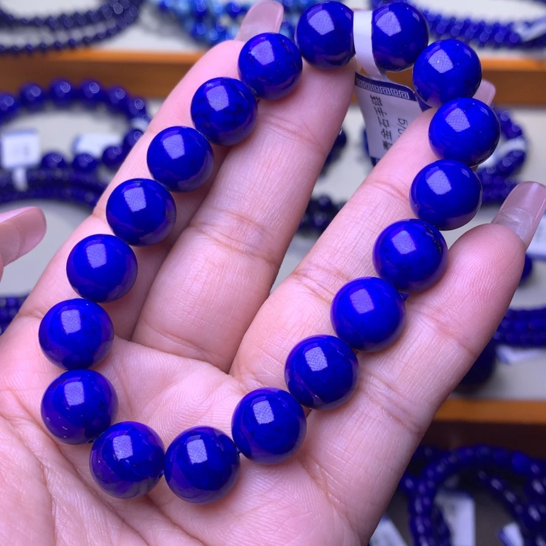 青金石未镶嵌手串11.5m