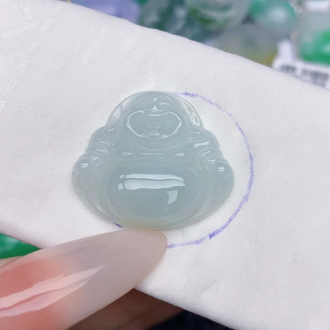翡翠未镶嵌颈饰天然缅甸翡翠a货百元以上9元证书费自理