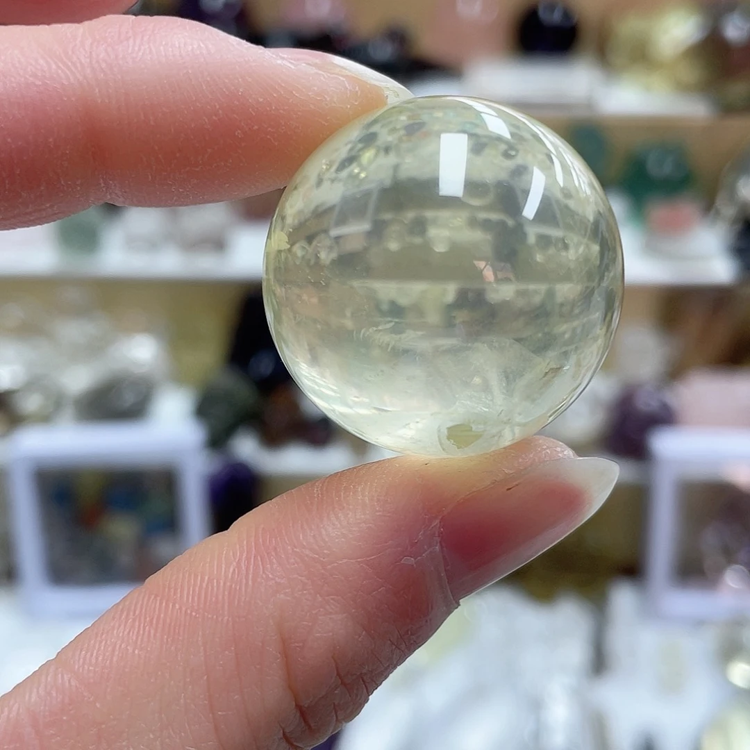 黄晶珠宝半成品未镶嵌7123