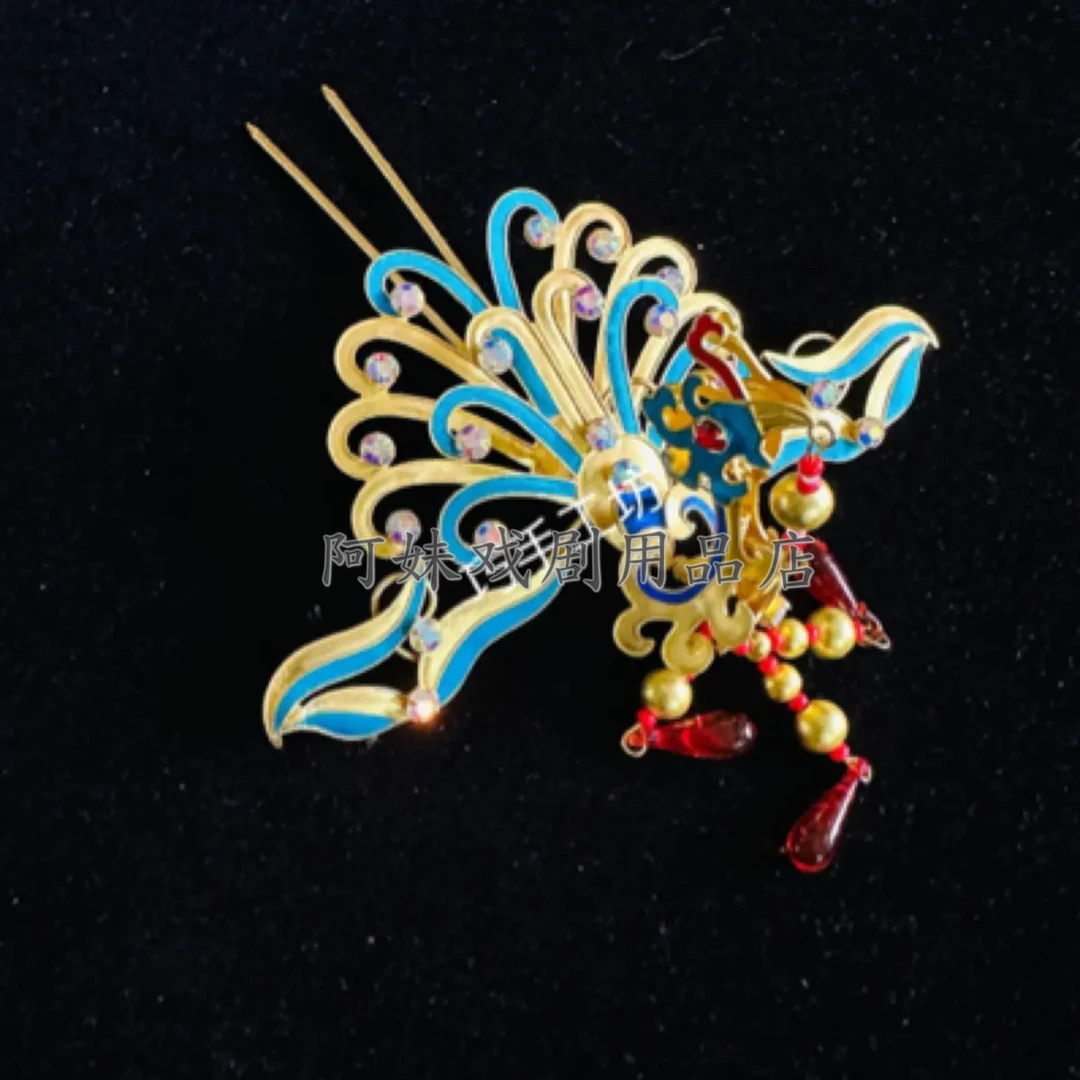 新款小正凤头饰大气百搭越剧戏曲舞台头饰花旦小姐古装