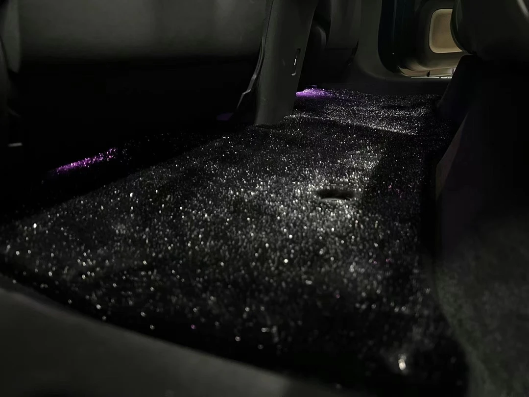 【平面车毯】开司米纶奢侈面料星空毯防滑es86et5星空毯汽车脚垫