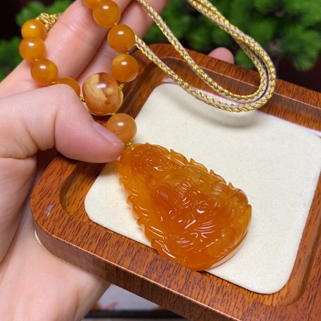 【闪购商品】蜜蜡颈饰未镶嵌项链