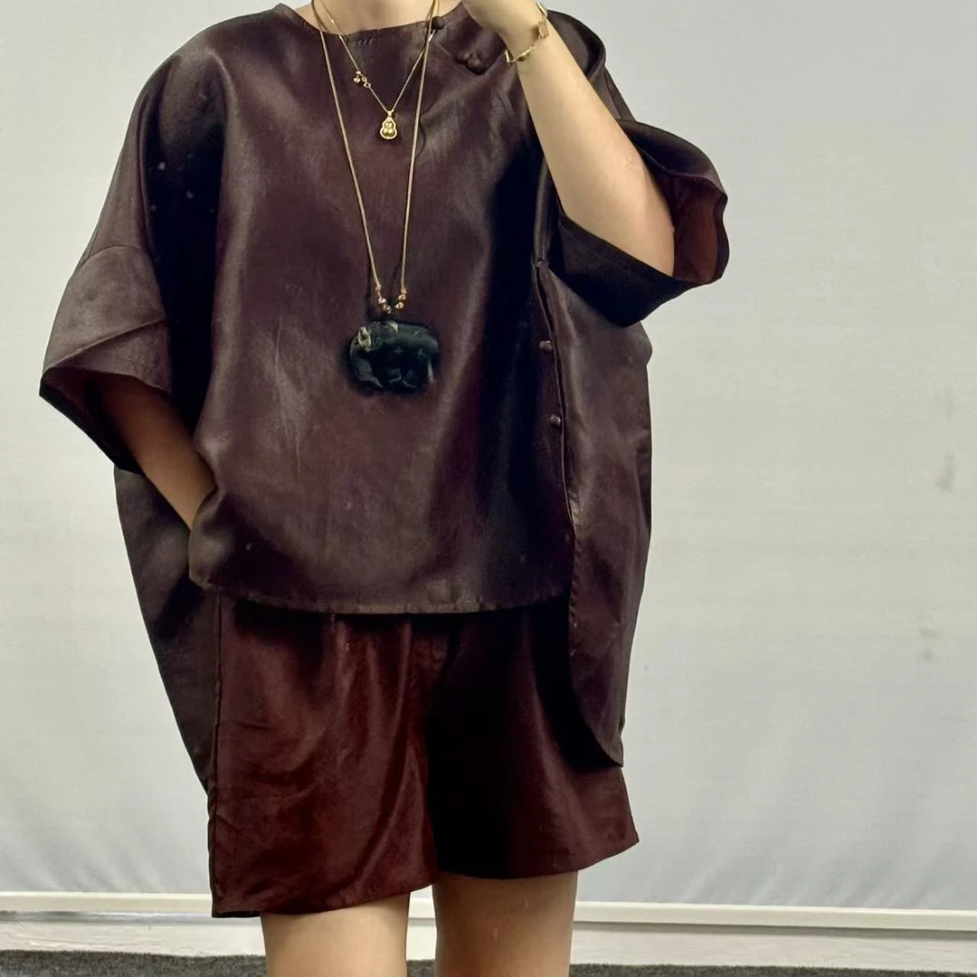 100%桑蚕丝！陈皮油龟太太服