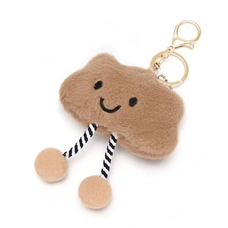 卡通云朵毛绒挂件可爱公仔书包挂饰钥匙扣
