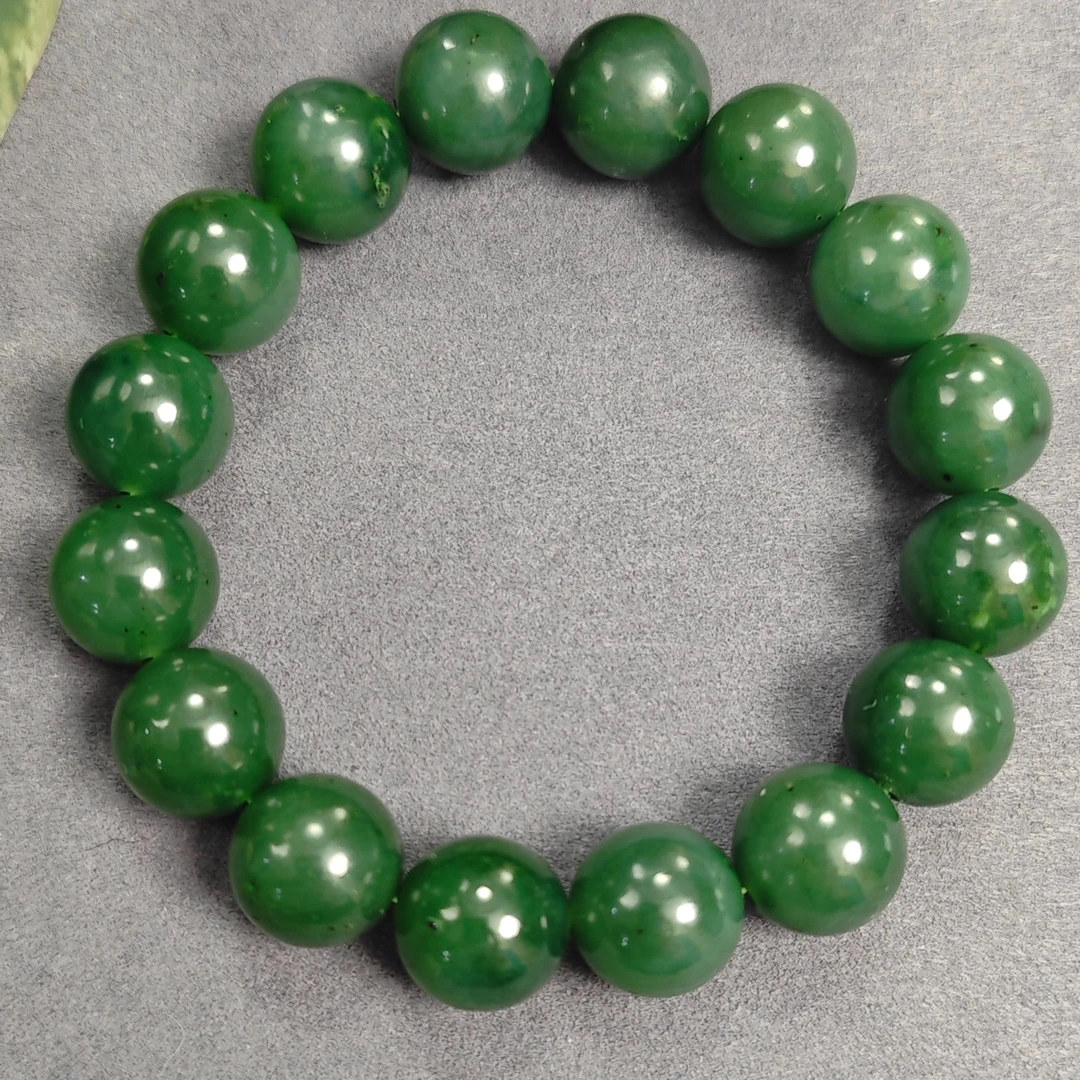 618特惠巴基斯坦碧玉手串12mm/NYXF-BYSC-300（多样性发货）