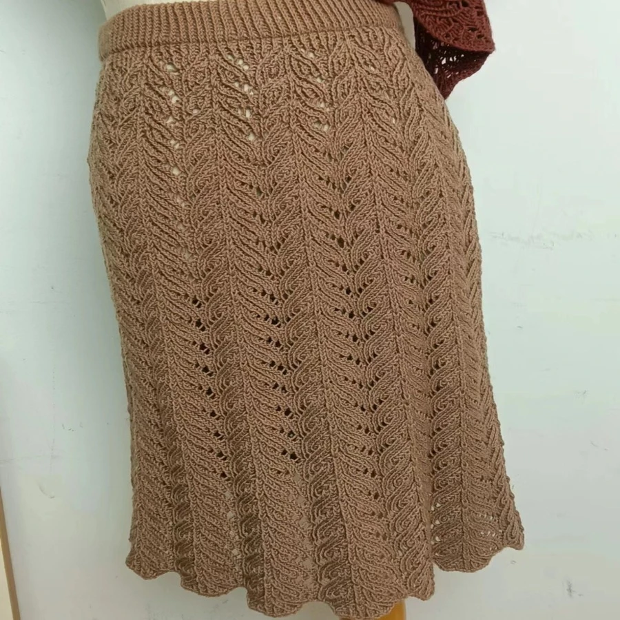 原生派钩编教室 霜月半身裙视频教程