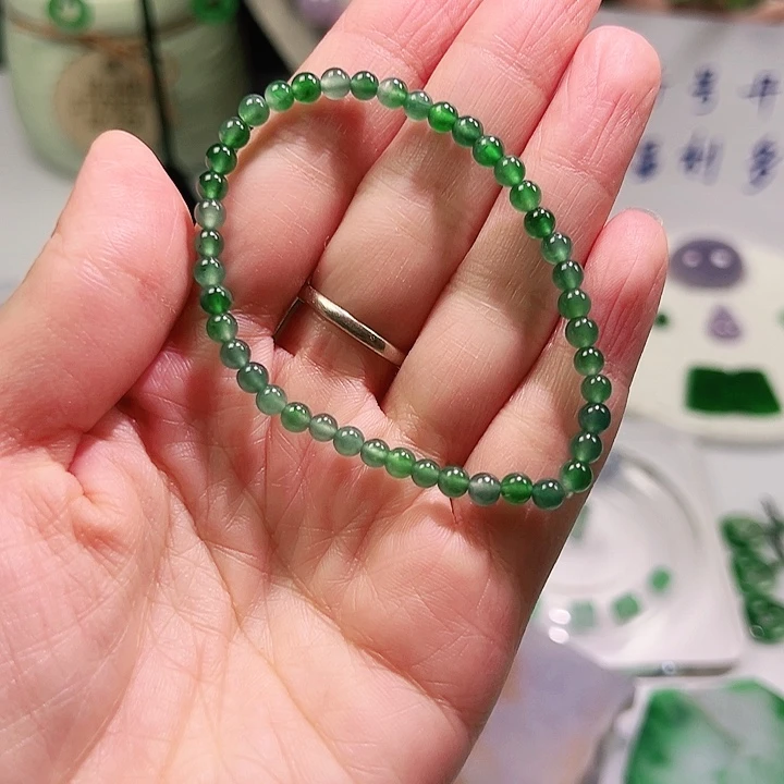 定制翡翠未镶嵌手串珠链