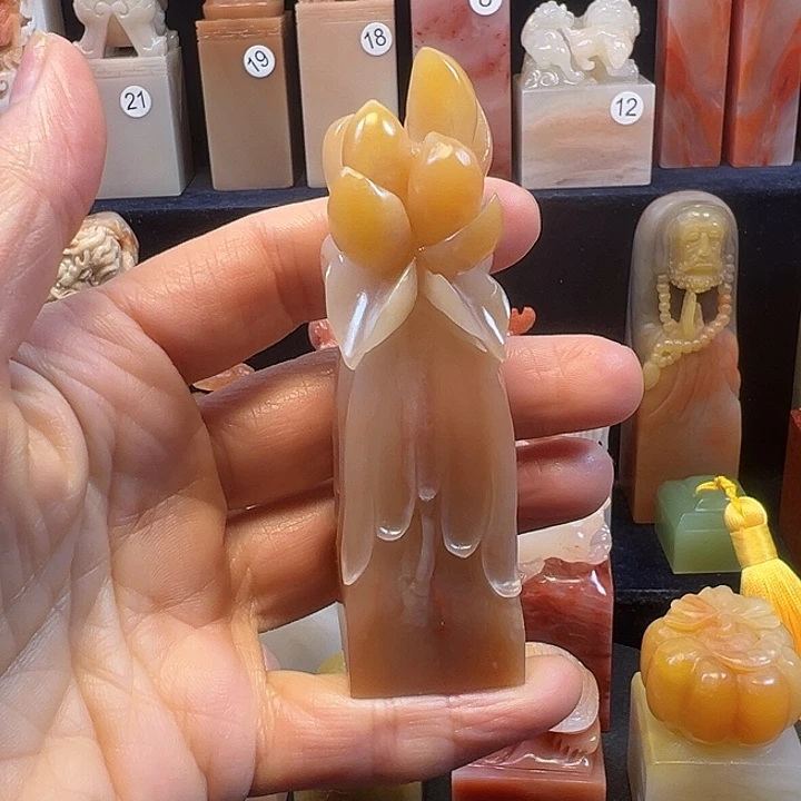 寿山石印石寿山石手工雕刻