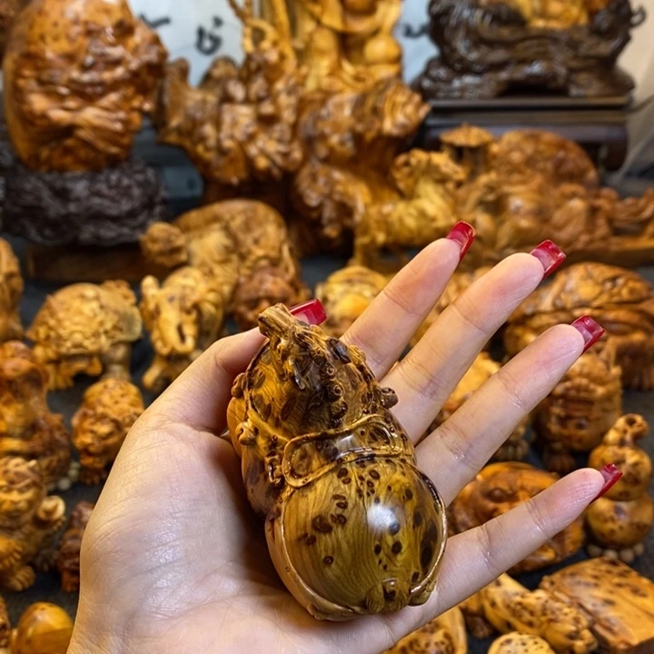 星***9崖柏唐马手把件手把件手把件