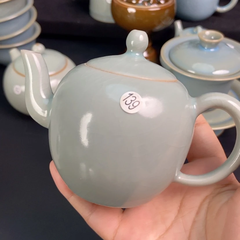 【闪购商品】美人尖原矿青绿釉