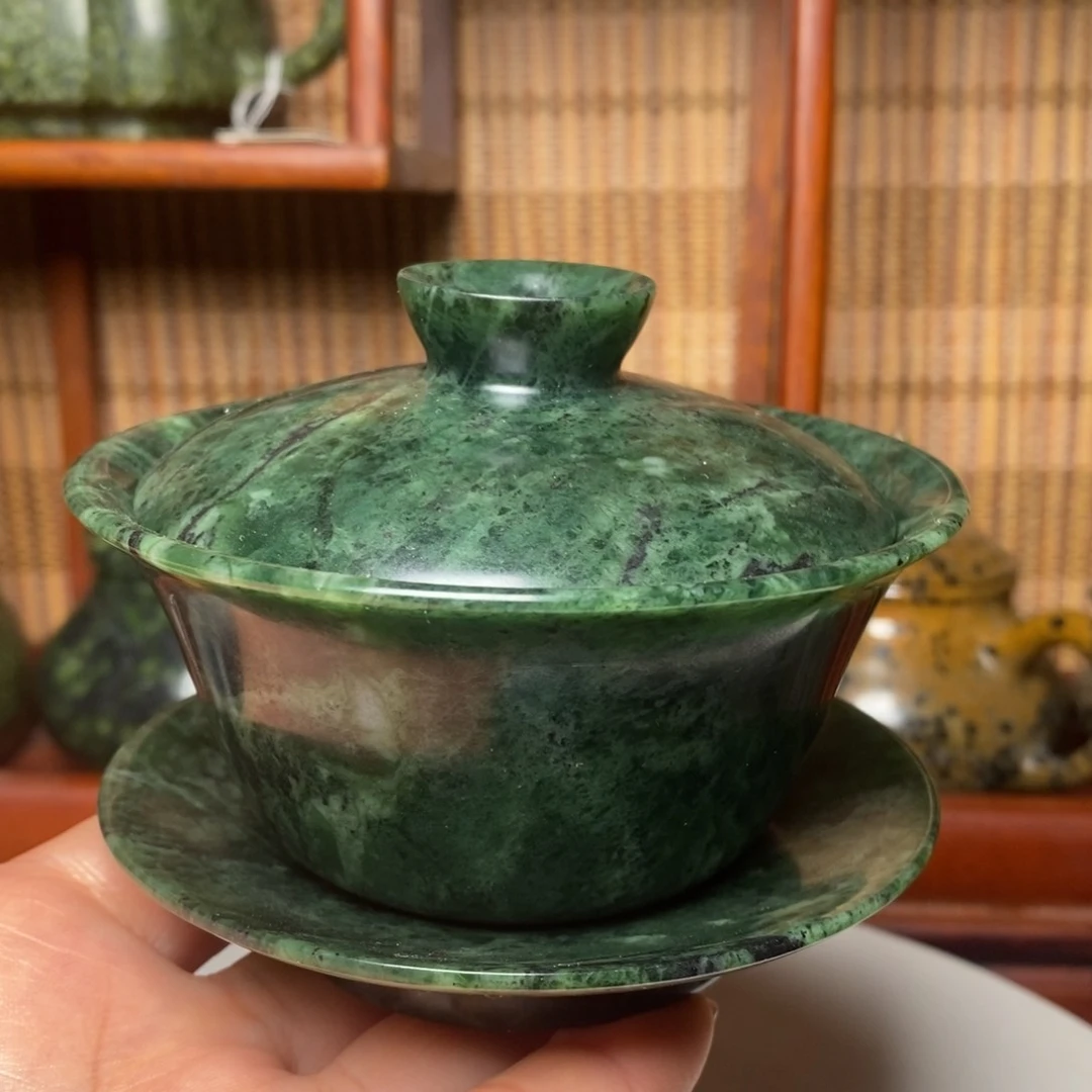 藏玉药王石福利款盖碗150cc