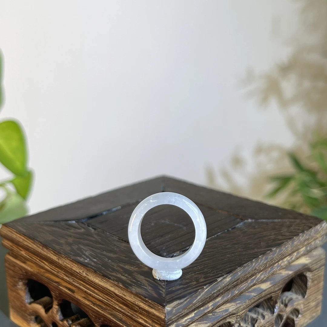 JTB23-300 天然缅甸A货翡翠 翡翠戒圈9#