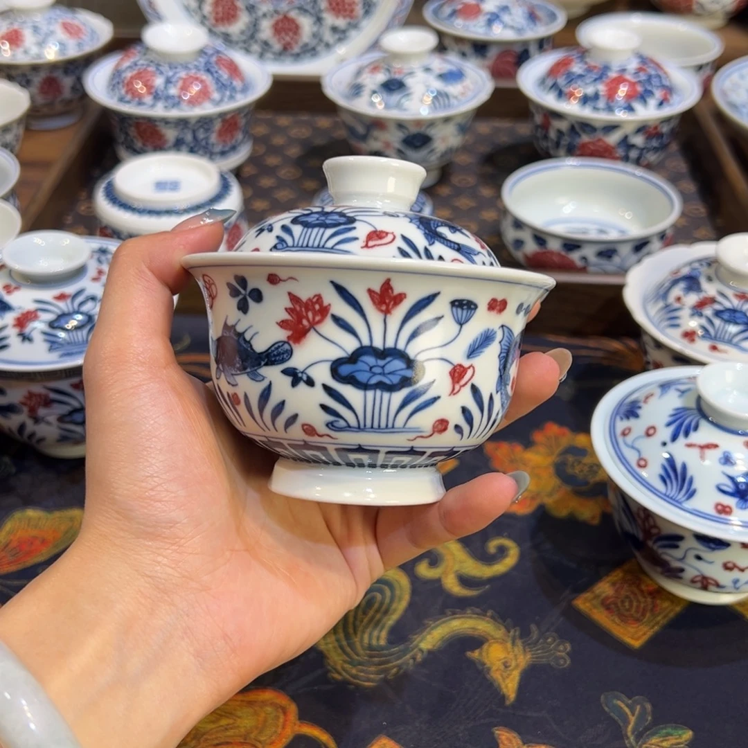 摆件陶瓷景德镇陶瓷茶器百宝箱