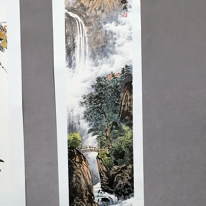 国画亲笔手绘放心去藏