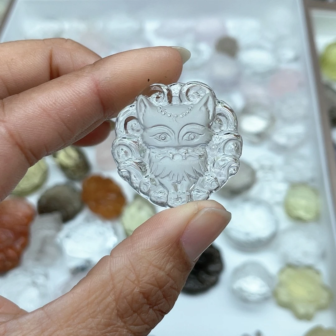 水晶吊坠(不含链)未镶嵌