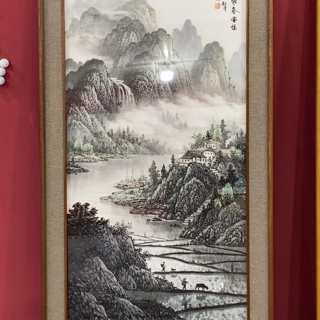 国画刘*杜平四尺带框精品佳作