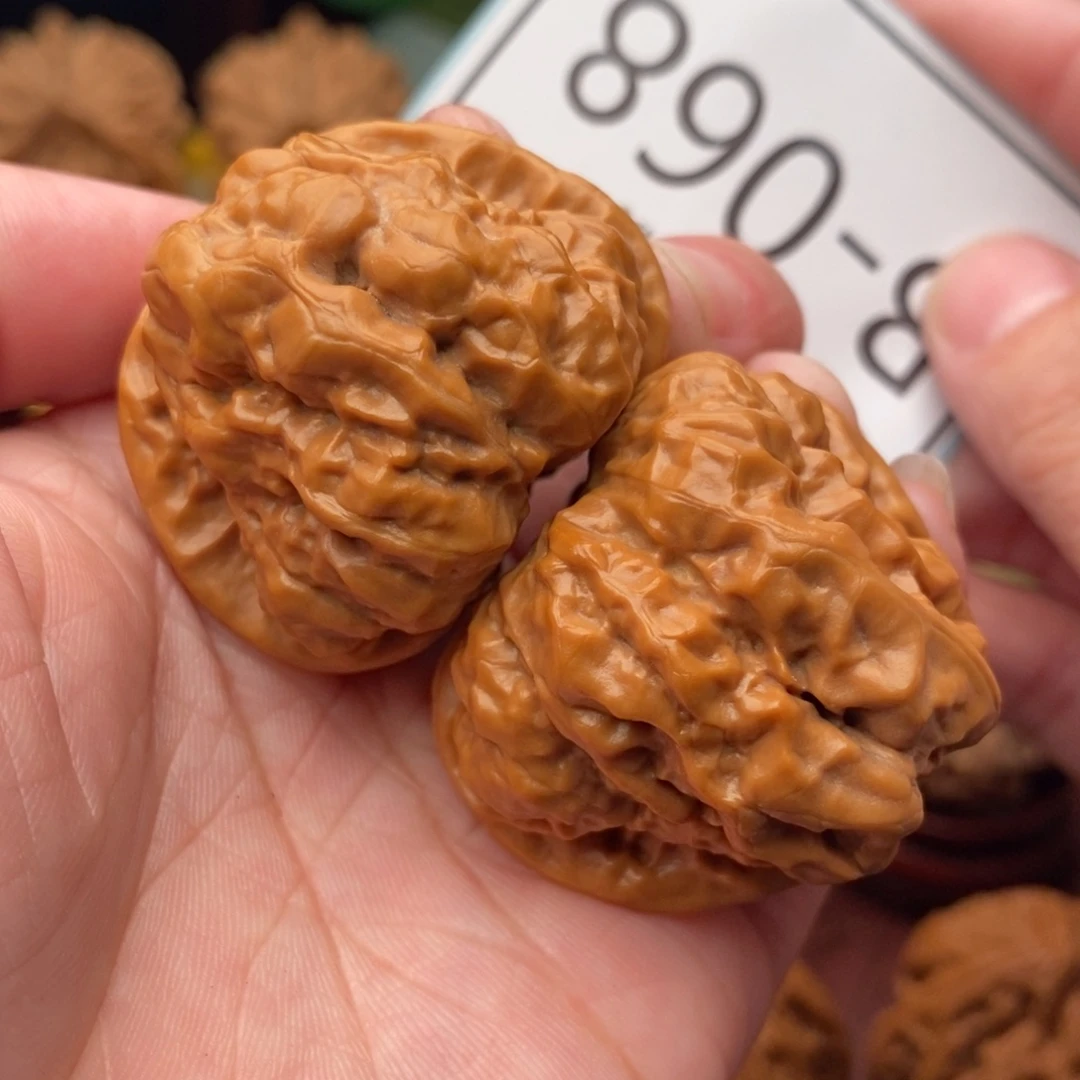 文玩核桃把件开背蛙40