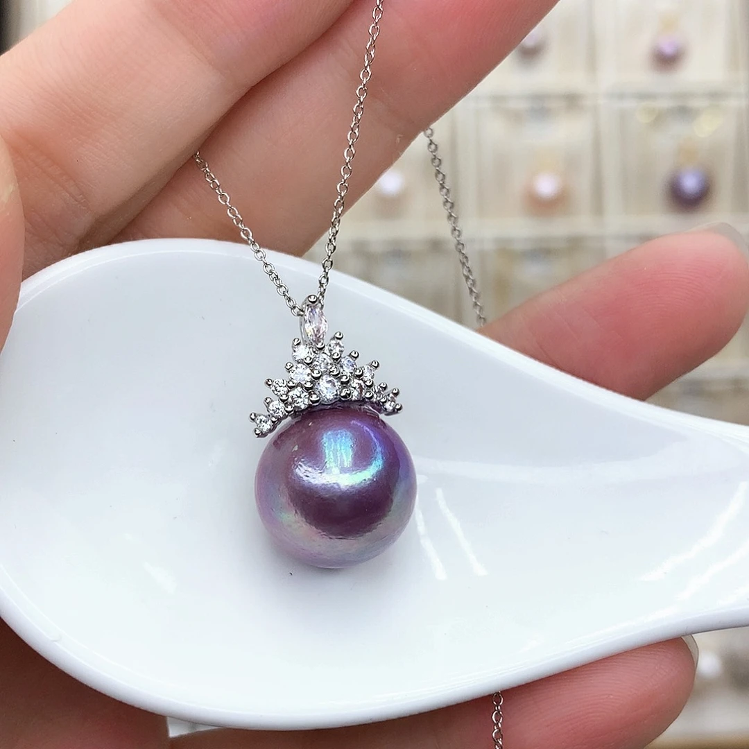 淡水珍珠颈饰合金