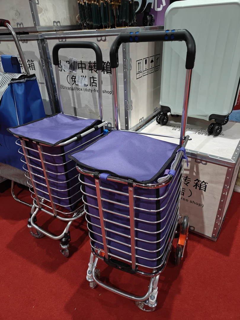 买菜车老人购物车小推车小拉车拉货车拖车便携随机发爬楼家用GZG