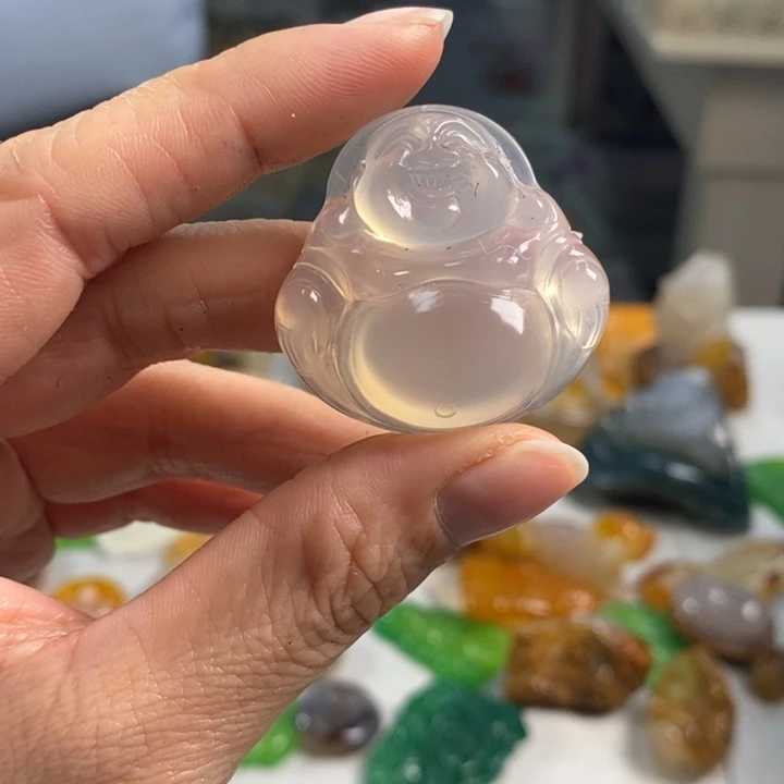 玛瑙/玉髓吊坠(不含链)未镶嵌