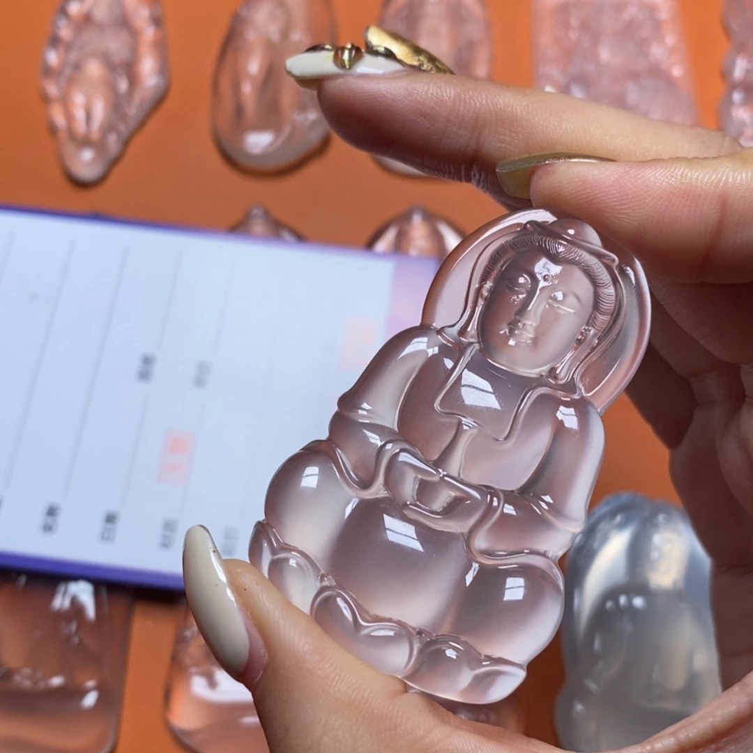 强***5玛瑙/玉髓未镶嵌吊坠