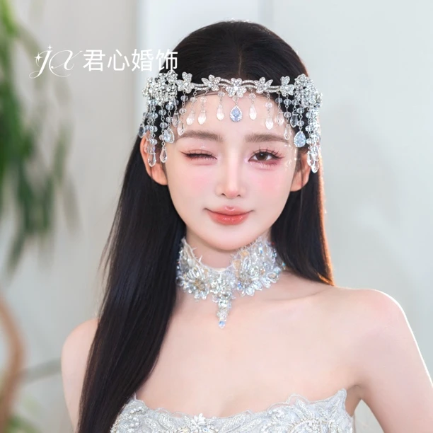 君心家 U1新娘百搭额饰流苏发箍异域风个性写真头饰