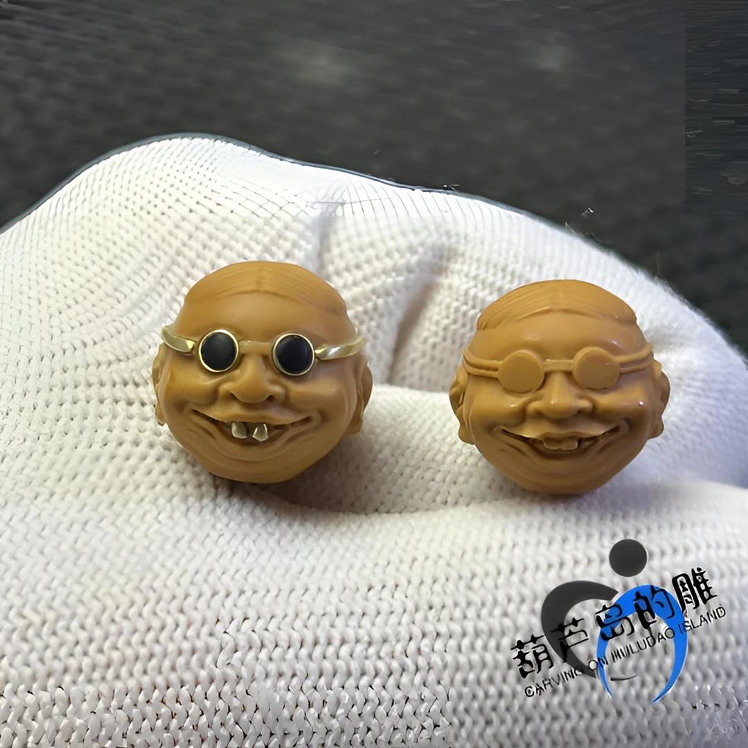 猴头核桃雕刻小地主该溜子街溜子精选文玩手串单籽15.5左右尺寸