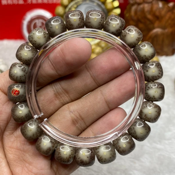 11*10金标冰糖透大眼睛针尖小细星海南星月菩提手串直销正品保障
