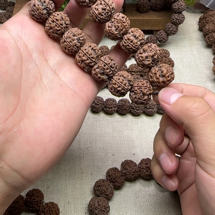金刚菩提手串2原生态飞碟梅花