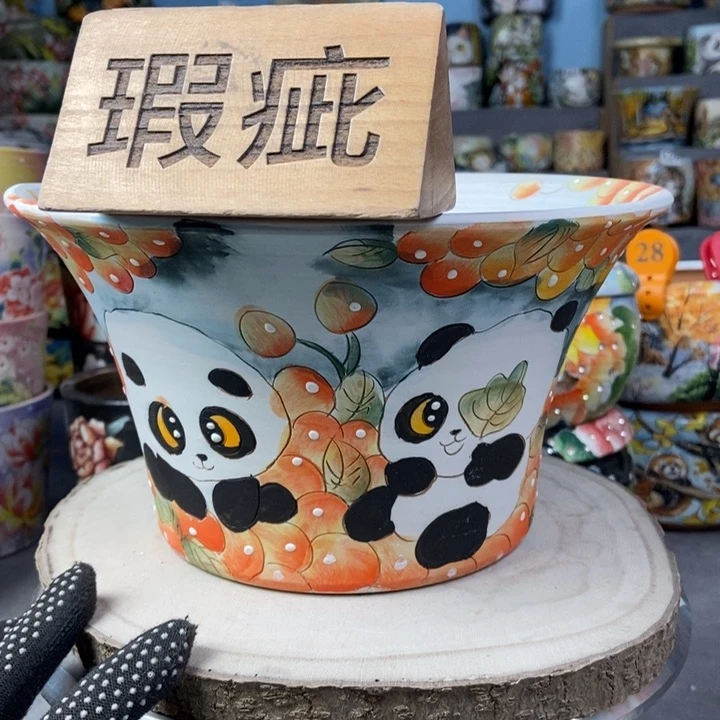 红陶景德镇艺术手绘作品