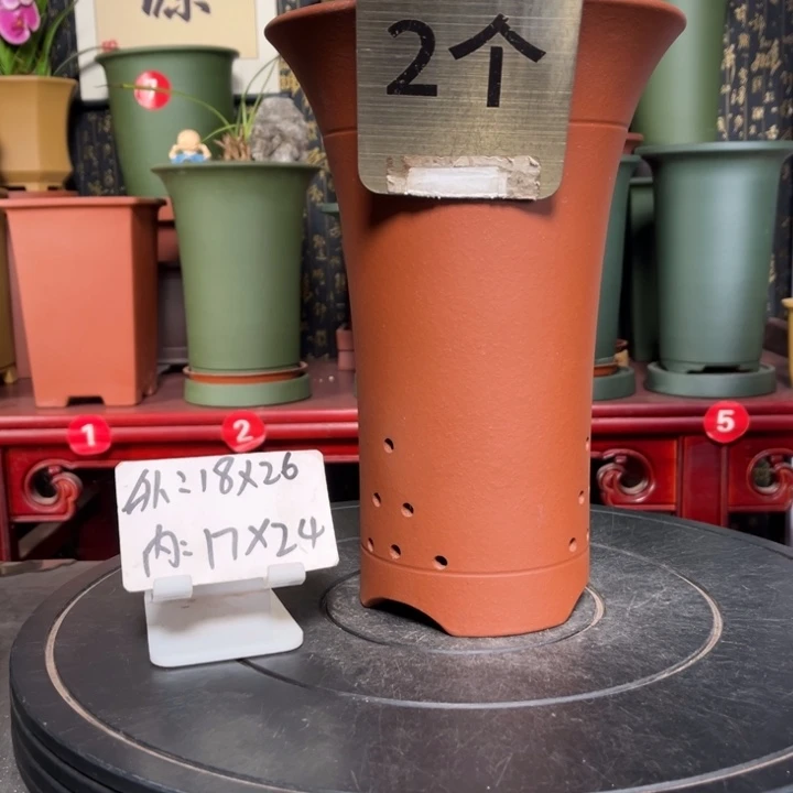 紫砂花盆紫砂花盆