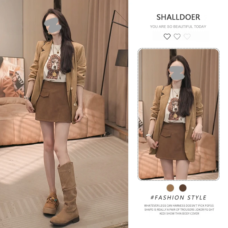 小众洋气显瘦衣服女2025秋季新款韩版百搭宽松设计感纯色百搭外套