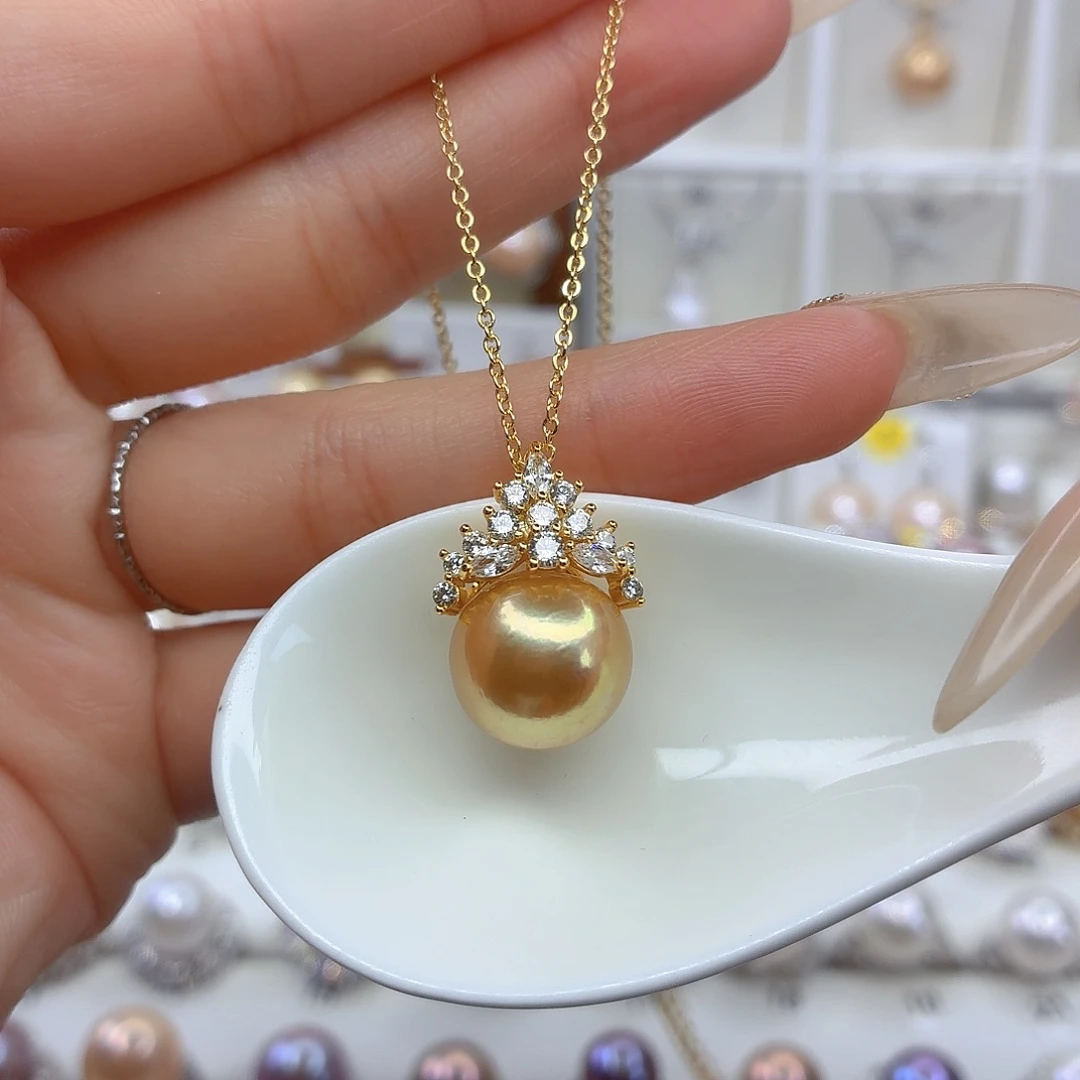 合金淡水珍珠颈饰F