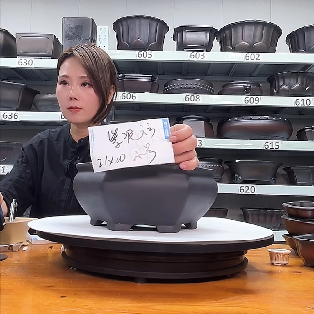 糖***爷紫砂花盆宜兴紫砂41号2个