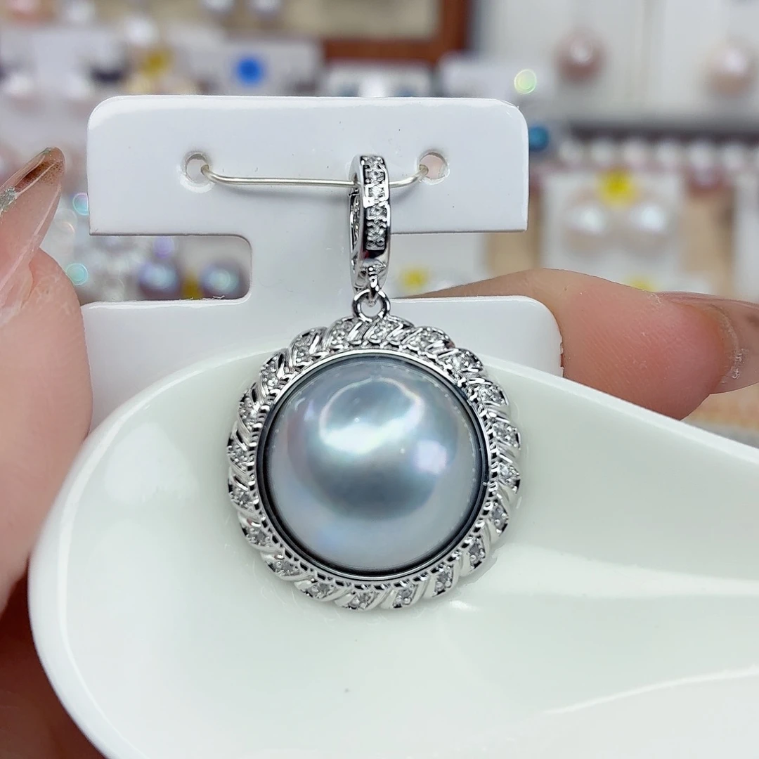 合金淡水珍珠颈饰