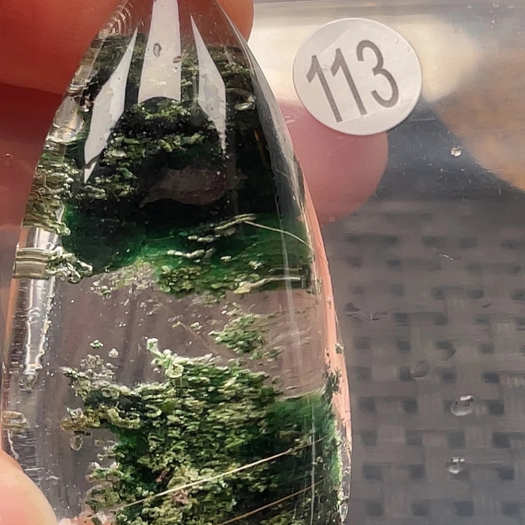 胸***石水晶颈饰未镶嵌天然