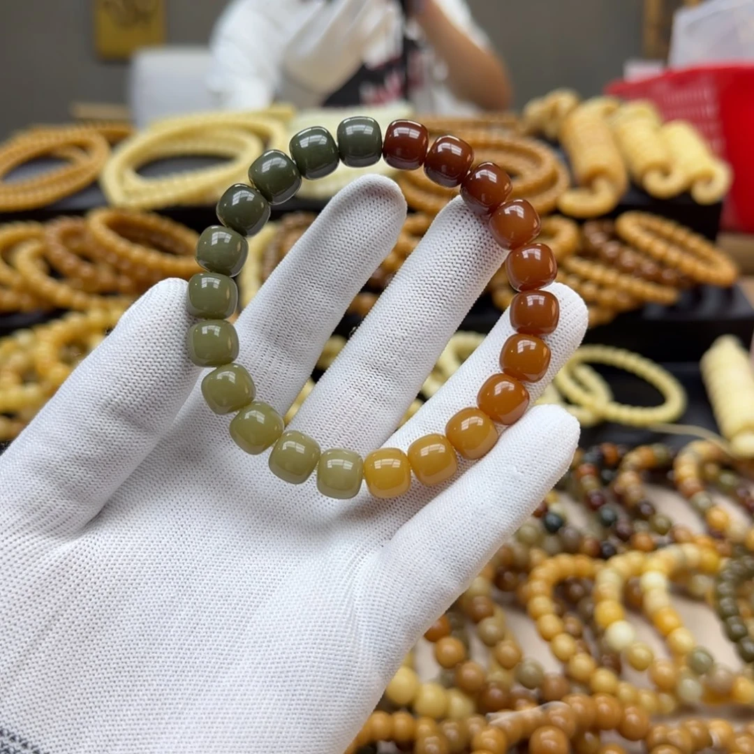 菩提根/象牙果手串10.11 5年 鬼工