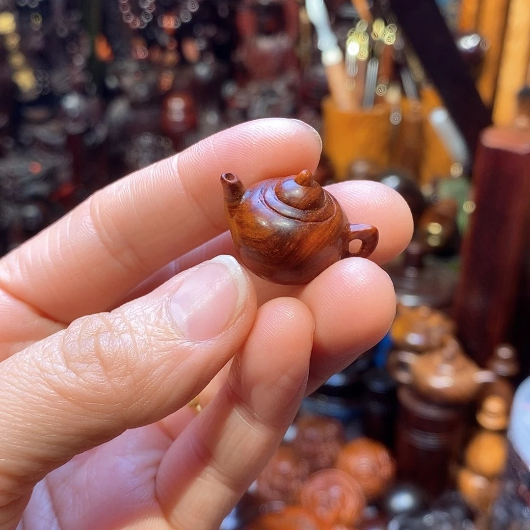 檀香紫檀（小叶紫檀）把把壶