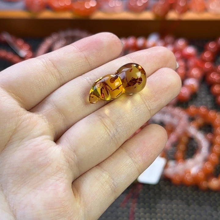 南红玛瑙未镶嵌珠宝半成品葫芦