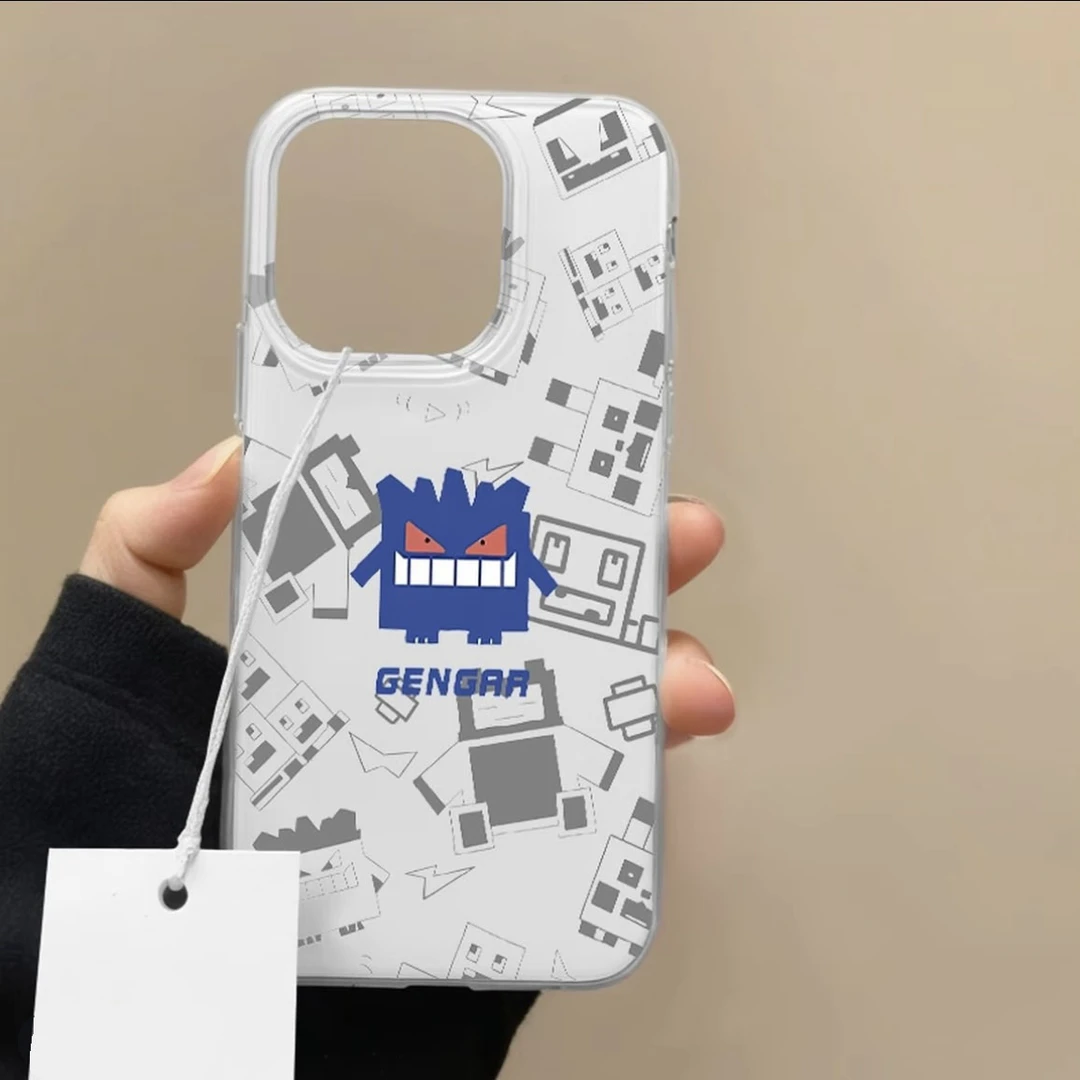 BANCA像素小耿鬼适用iPhone16/15/14大孔手机壳华为vivo小米oppo