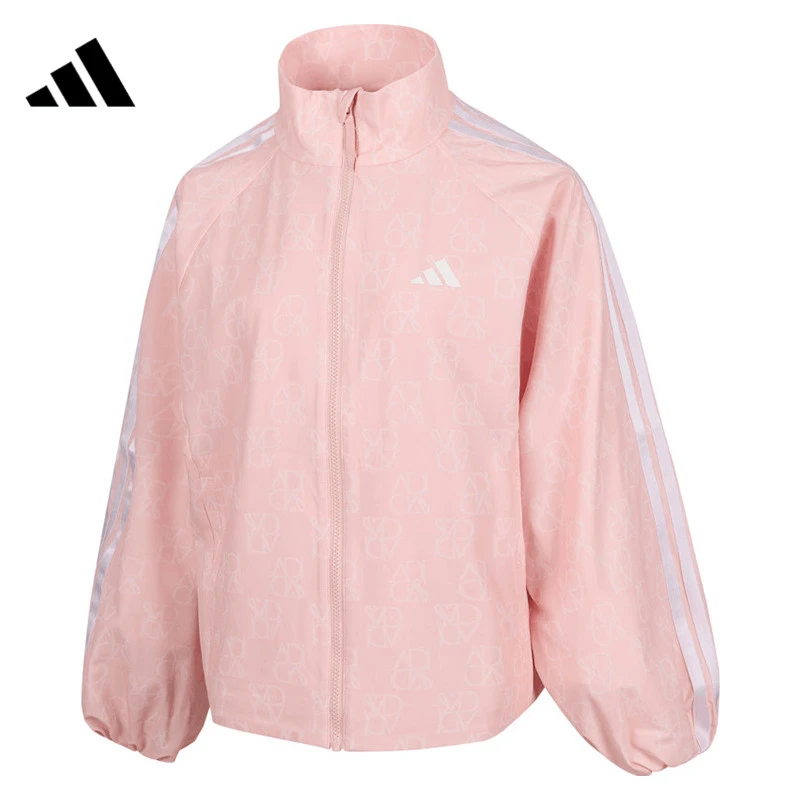 adidas阿迪达斯女子DANCE WB AOP梭织无帽运动外套JY7703