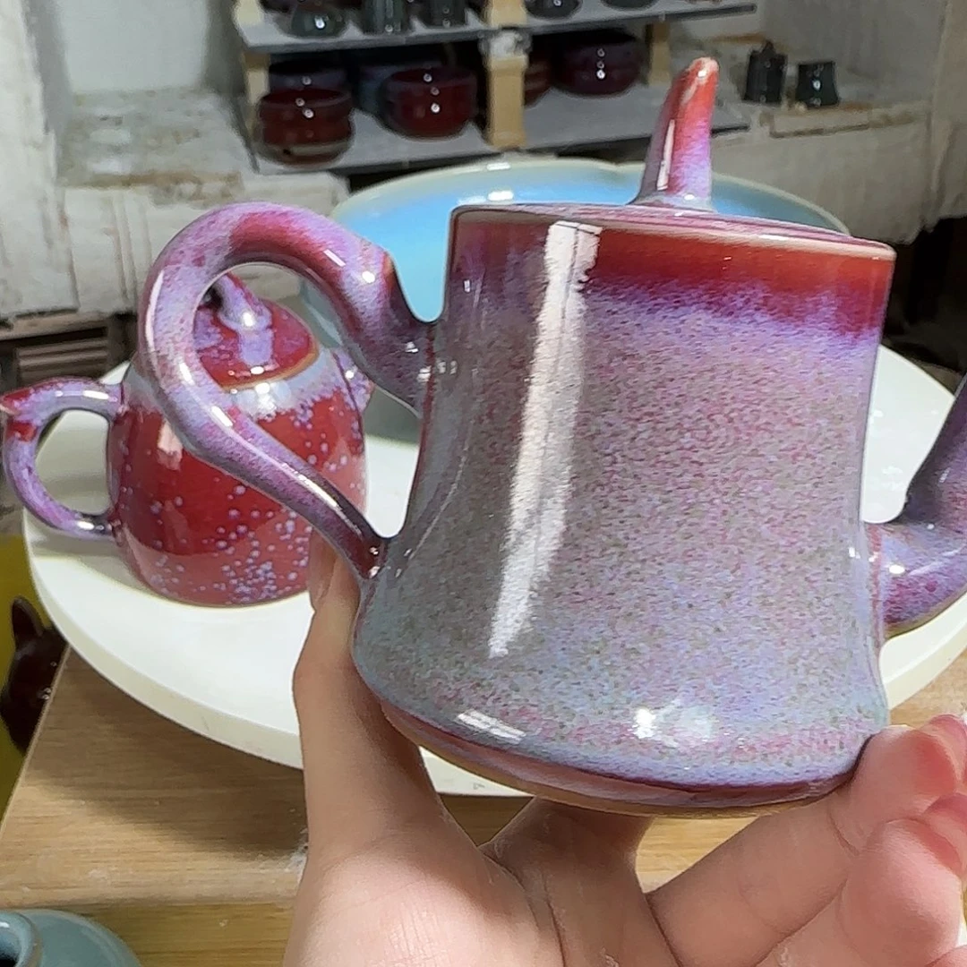 摆件陶郑家钧窑摆件